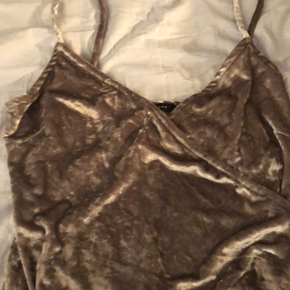 URBAN PLANET velvet bodycon dress